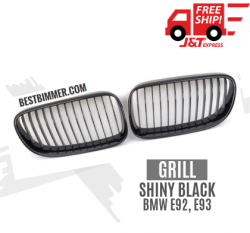 Grill Shiny Black BMW E92, E93 Th. 2010-UP