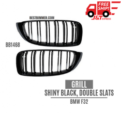 Grill Shiny Black Double Slats BMW F32
