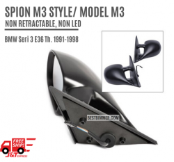 Spion M3 Style Model M3 BMW E36 Non Retractable, Non LED