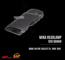 Mika Headlamp Sisi Kanan BMW E46 Pre Facelift Th. 1998-2001