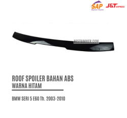 Roof Spoiler Bahan ABS Warna Hitam BMW E60 Th. 2003-2010