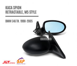 Kaca Spion RETRACTABLE, M5 Style BMW E46 Th. 1998-2005