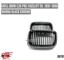Grill BMW E36 Pre Facelift Th. 1991-1996 Warna Black Chrome