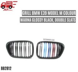 Grill BMW E39 Model M Colour Warna Glossy Black, Double Slats